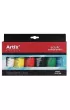 Artix Farba akrylowa 75ml 6 kolor�w 6 x 75 ml