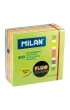 Milan Karteczki samoprzylepne Fluo kostka 76 x 76 mm 400 kartek 400 szt.