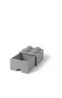 Szuflada klocek LEGO Brick 4 Szara