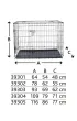 Trixie Klatka kennelowa, dla psa, czarna, XL: 116 x 86 x 77 cm