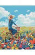 Ideyka Diamentowa mozaika - Podr� w kwiatach 40x50cm