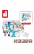 Puzzle sensoryczne Lodowa kraina Janod