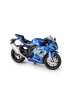 MSZ Motocykl Suzuki GSX-R1000 niebieski 1:18 Daffi