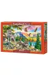 Puzzle 1000 el. Wolf Family and Eagles Castorland