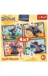 Puzzle 4w1 - Lilo&Stitch Wakacje na Hawajach (35+48+54+70 el.) Trefl