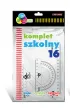 Top-2000 Komplet szkolny: Linijka 16 cm + 2 ekierki + k�tomierz