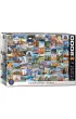 Puzzle 2000 el. Globetroter, �wiat Eurographics