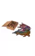 Puzzle drewniane eko 76 el. T�czowy jednoro�ec A4 PuzzleOK
