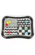 Mata wodna sensoryczna dmuchana dla niemowl�t czarno-bia�a mix wzor�w XXL 65x50 cm
