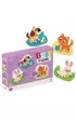 Puzzle 3w1 Zwierzaki Maksik