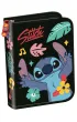 St. Majewski Pi�rnik dwuklapkowy bez wyposa�enia Stitch Black Aloha