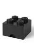 Akcesoria LEGO Szuflada klocek do przechowywania z 4 wypustkami