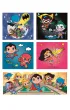 Puzzle 10w1 SuperColor. DC Comics Clementoni