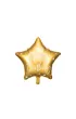 PartyDeco Balon foliowy urodzinowy gwiazdka Happy Birthday z�oty 40cm