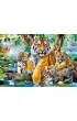 Puzzle 1000 el. Tygrysy przy potoku Castorland