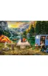 Puzzle 1000 el. Na kempingu Ravensburger
