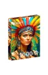 Puzzle 1000 Kobieta w pi�ropuszu Enjoy