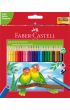 Faber-Castell Kredki Eco Colour + temperwka 24 kolorw