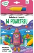 Pokoloruj i znajd� w powietrzu. Malowanka z pisakiem wodnym