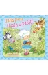Julia piecze ciasto w paski