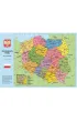 Kreska Szkolny podk�ad na biurko. Administracyjna mapa Polski