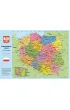 Kreska Szkolny podk�ad na biurko. Administracyjna mapa Polski