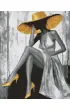 Ideyka Diamentowa mozaika - Z�ota Pani 40x50cm