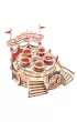 Drewniane Puzzle 3D - Pozytywka Obrotowe Filianki Robotime