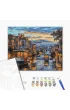 Brushme Malowanie po numerach - Miasto w farbach deszczu 40x50cm