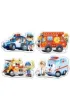 Puzzle konturowe 4w1 - Rescue Services (4+5+6+7 el.) Castorland