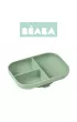 Beaba Silikonowy talerzyk z przyssawk sage green 450 ml