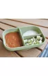 Beaba Silikonowy talerzyk z przyssawk sage green 450 ml