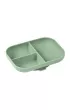 Beaba Silikonowy talerzyk z przyssawk sage green 450 ml