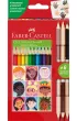 Faber-Castell Kredki tr�jk�tne Children of the World 15 szt.
