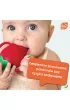 Silikonowy gryzak do owoc�w i pokarmu, Fruitique, Truskawka RazBaby