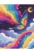 Koh-I-Noor Malowanie po numerach - T�czowy motyl 40x50cm