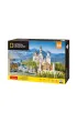 Puzzle 3D 121 el. National Geographic Zamek Neuschwanstein Cubic Fun