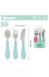 Beaba Sztuce ze stali nierdzewnej Airy Green 12 m+