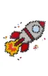 Puzzle By Numbers 500 el. Rakieta Plus-Plus