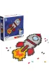 Puzzle By Numbers 500 el. Rakieta Plus-Plus