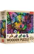 Puzzle drewniane 501 el. Kolorowy szczeniak Trefl