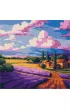 Ideyka Malowanie po numerach - Lawendowe pole 30x30cm
