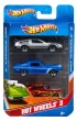 Hot Wheels. Samochodziki 3 sztuki Mattel