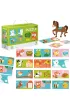 Puzzle Duo Gdzie �yj� zwierz�ta Dodo