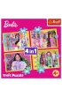 Puzzle 4w1 - Weso�y �wiat Barbie (35+48+54+70 el.) Trefl