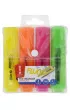 MemoBe Zakre�lacze neonowe etui 4 szt.