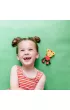 Glo Pals Posta� do k�pieli Tygrysek Daniel - zestaw z dwiema kostkami sensorycznymi �wiec�cymi w wodzie