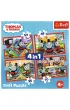 Puzzle 4w1 - Odjazdowy Tomek (12+15+20+24 el.) Trefl