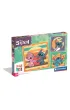 Puzzle 3x48 el. SuperColor. Stitch Clementoni