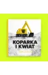 Koparka i kwiat